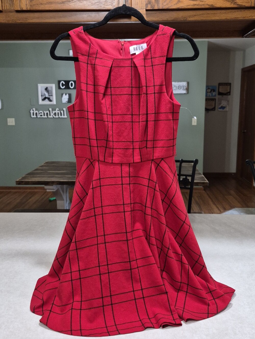 Elle Red & Black Dress